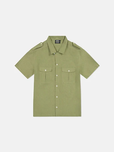 WeSC America Inc Olive Safari Camp Shirt