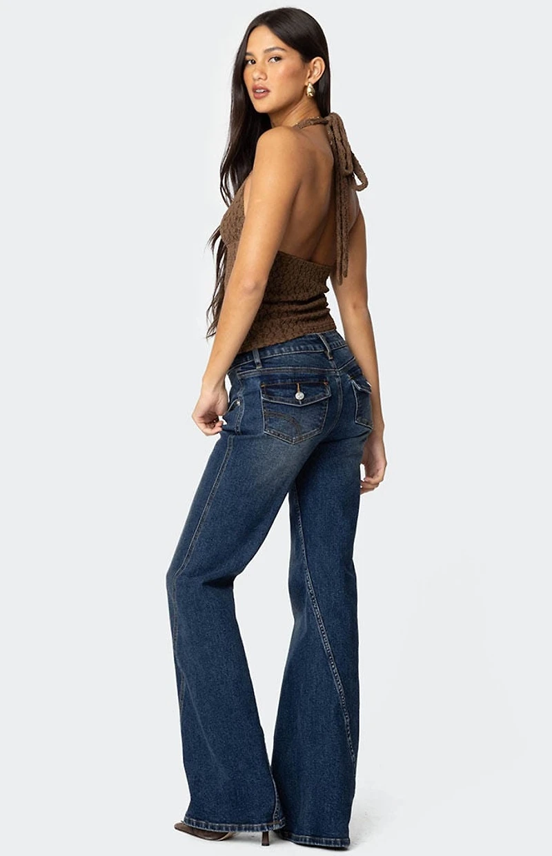 Edikted Willow Textured Halter Top