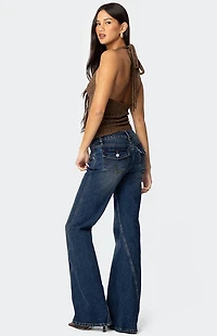 Edikted Willow Textured Halter Top