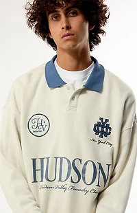 Pacsun Hudson Long Sleeve Rugby Polo Shirt