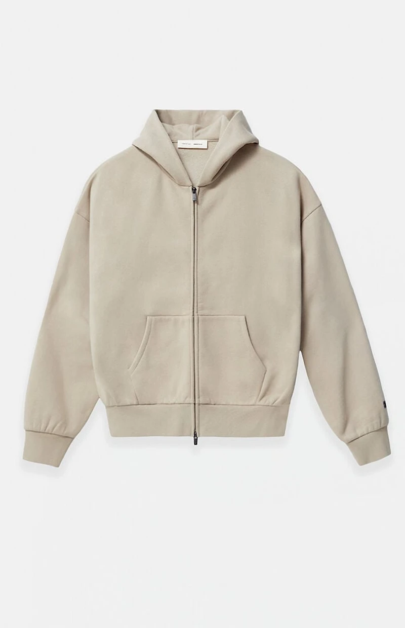 Fear of God ESSENTIALS Timber Classic Fleece Zip Up Hoodie