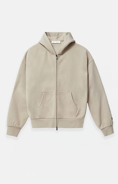 Fear of God ESSENTIALS Timber Classic Fleece Zip Up Hoodie