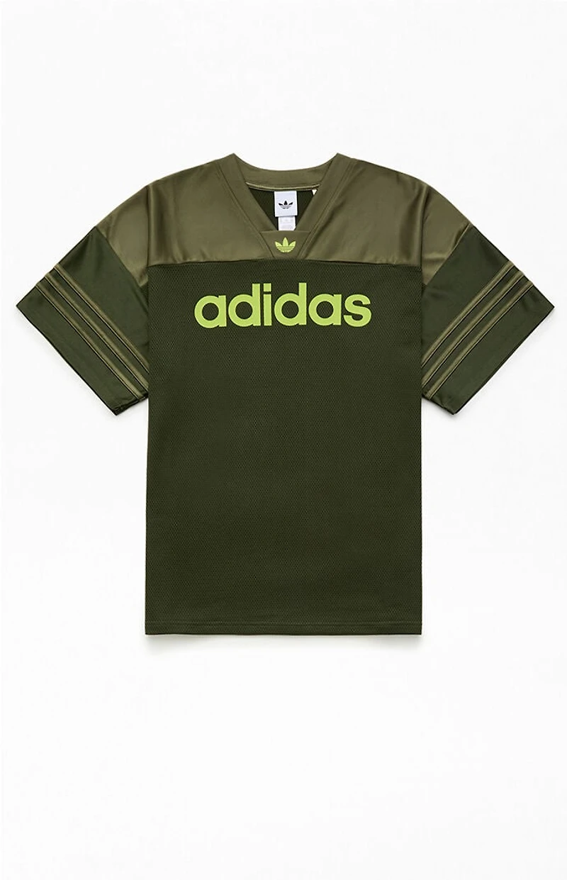 adidas Kids Olive Football Jersey