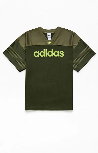adidas Kids Olive Football Jersey