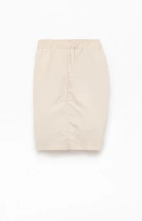 Pacsun Oatmeal Baggy 4.5" Swim Trunks