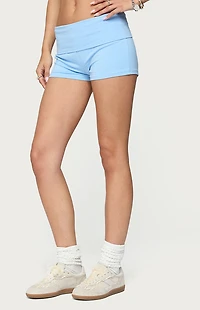 Edikted Meg Fold Over Shorts
