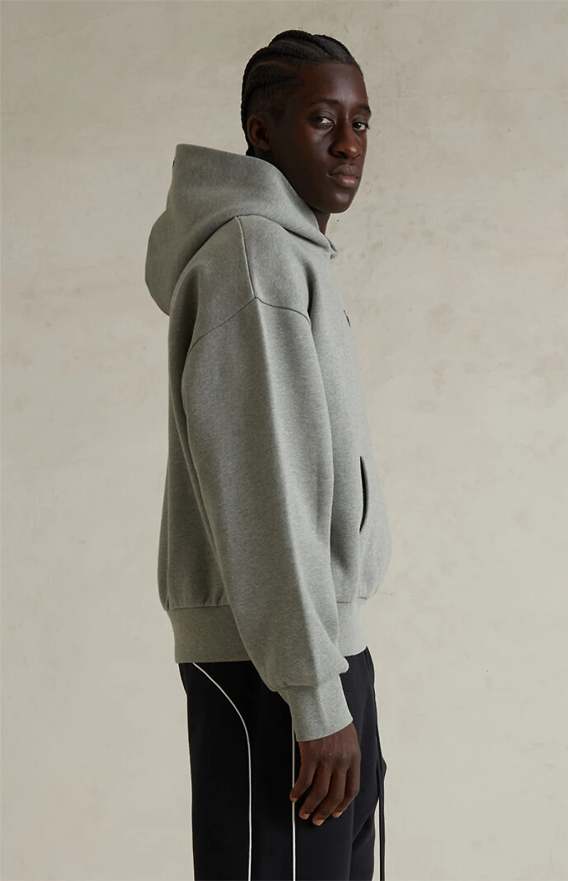Fear of God ESSENTIALS Concrete Heather Classic Fleece Hoodie