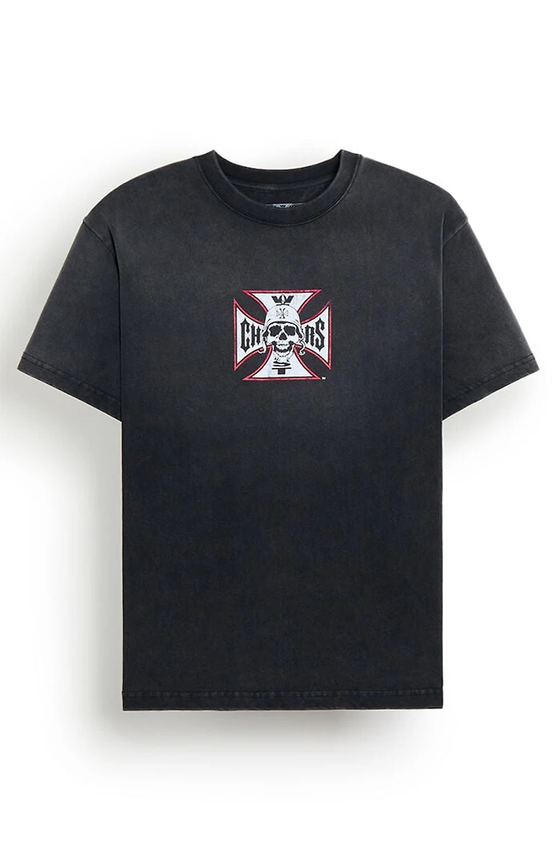 West Coast Choppers Skeleton Cross T-Shirt