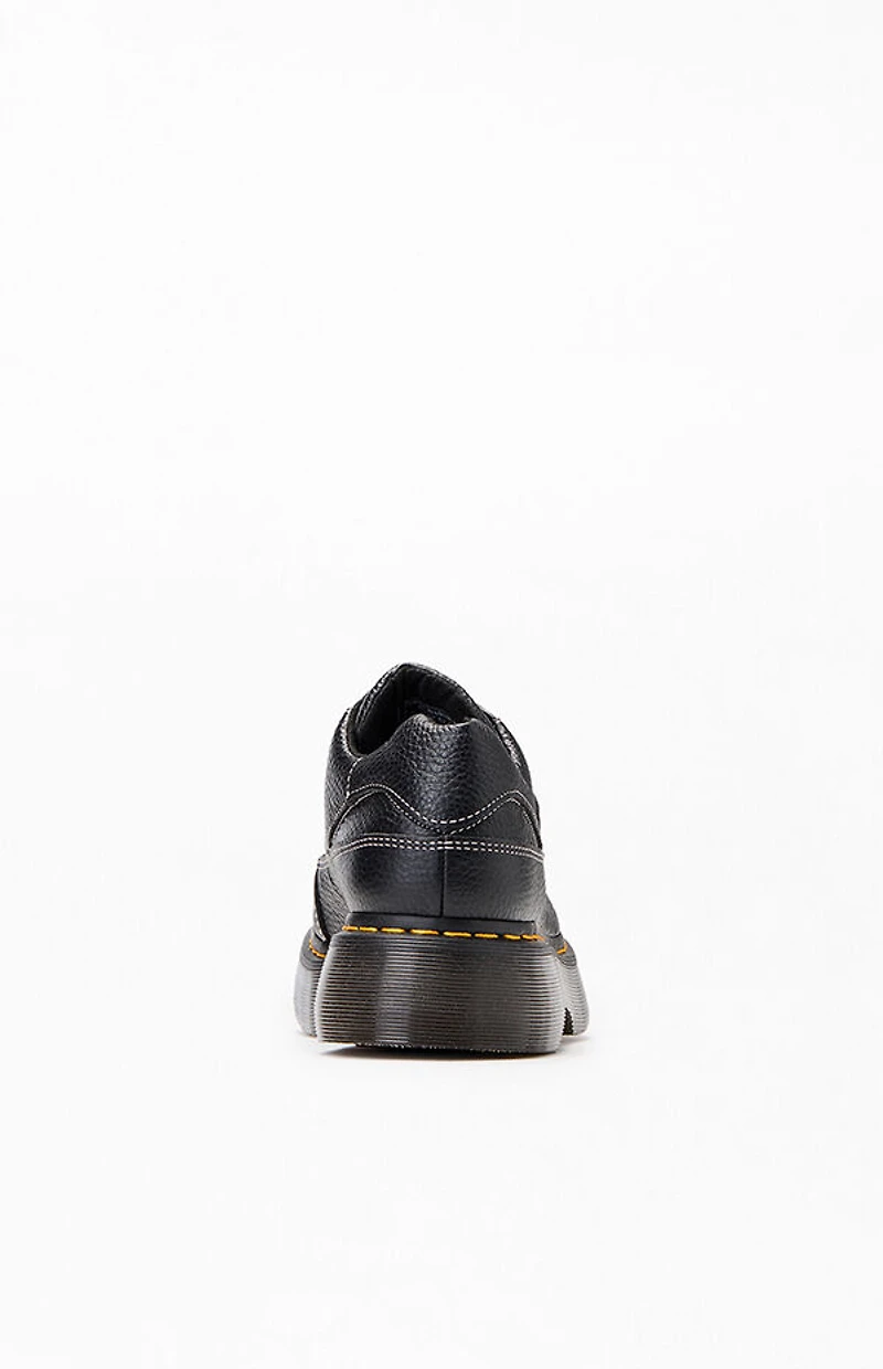 Dr Martens Women's Black Buzz 5-Eye Leather Sneakers