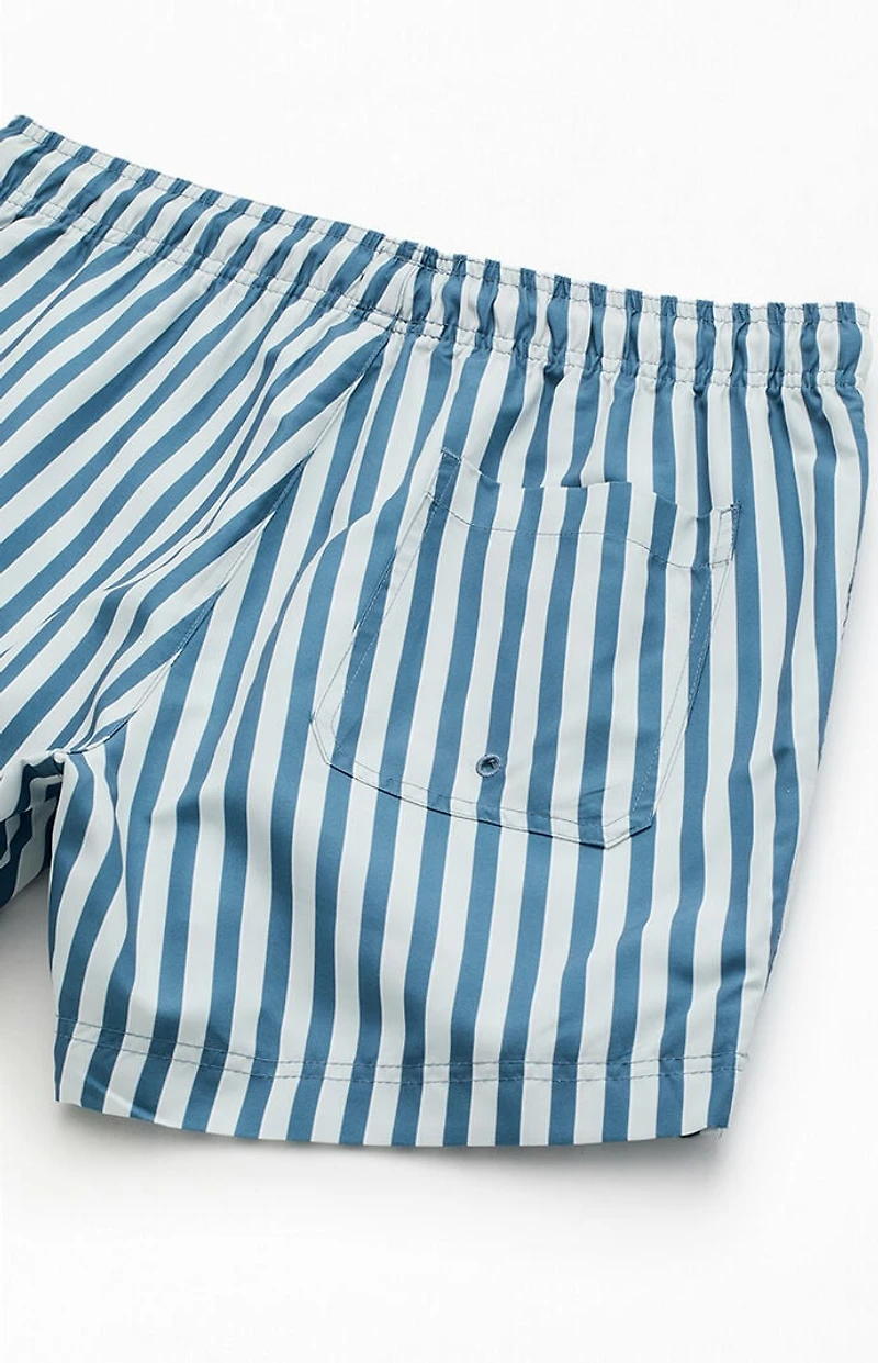Pacsun Striped Yacht 4.5" Swim Trunks