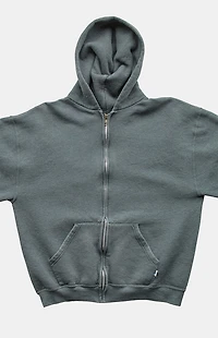 PS VINTAGE 2000s Gray Russell Full Zip Hoodie