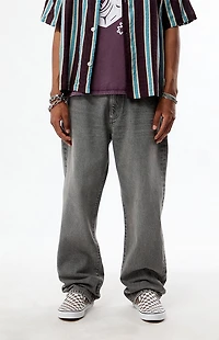 Pacsun Logan Relaxed Straight Jeans Gray