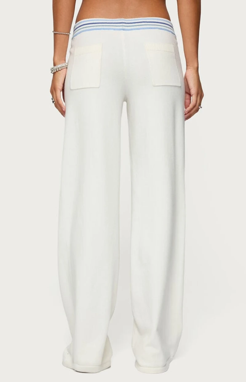 Edikted Miya Stripey Knit Pants