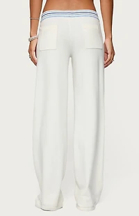 Edikted Miya Stripey Knit Pants