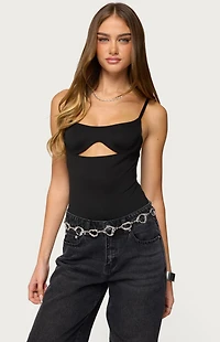 Edikted Shulah Cutout Cupped Bodysuit