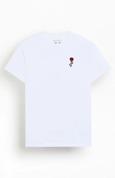 Riot Society Barbwire Rose Embroidered T-Shirt