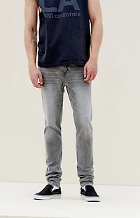 Pacsun Bryce Stacked Skinny Jeans Stretch Gray