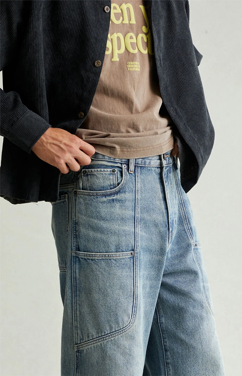 Pacsun Blake Extreme Baggy Jeans Medium Blue