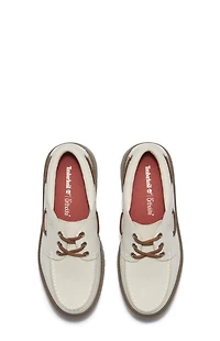 Timberland Women's Natural Nubuck Stone Street Boat Shoes