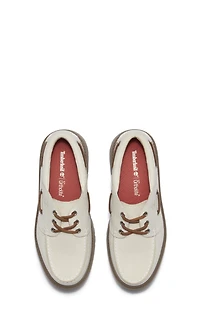 Timberland Women's Natural Nubuck Stone Street Boat Shoes