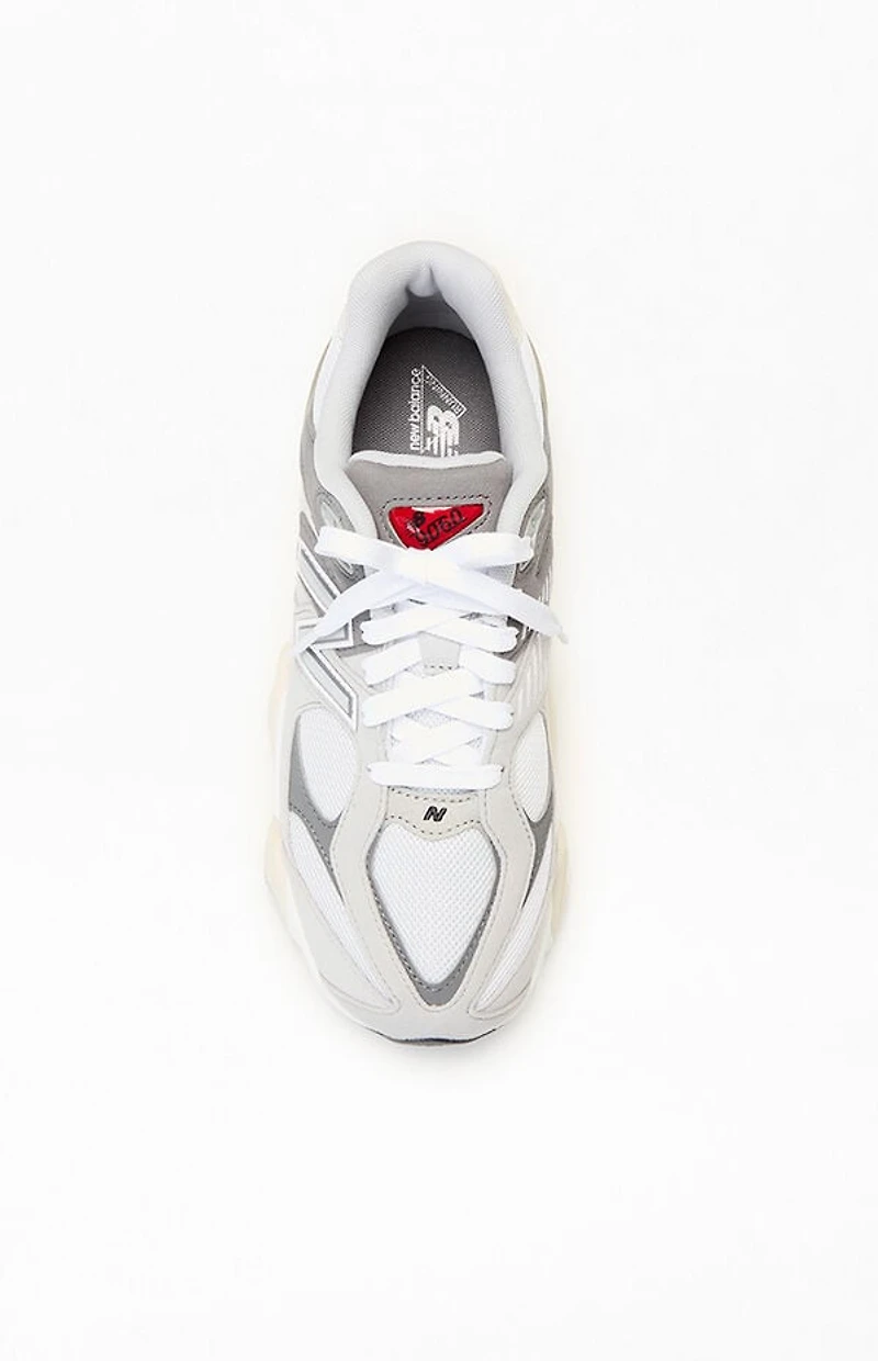 New Balance Kids Grey & White 9060 Shoes