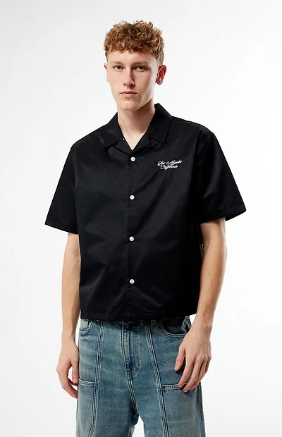 Pacsun Cursive Woven Camp Shirt
