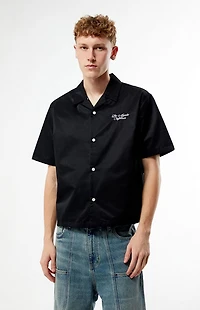 Pacsun Cursive Woven Camp Shirt