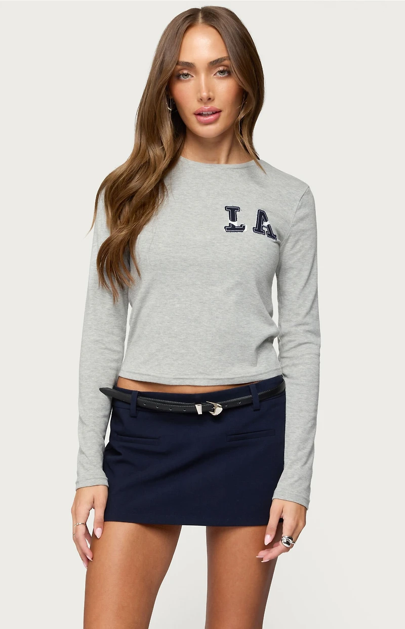 Edikted LA Girl Long Sleeve T-Shirt