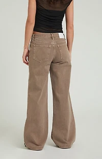Pacsun Lena Low Rise Super Baggy Jeans Brown