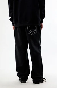 True Religion Crest Big T Baggy Sweatpants