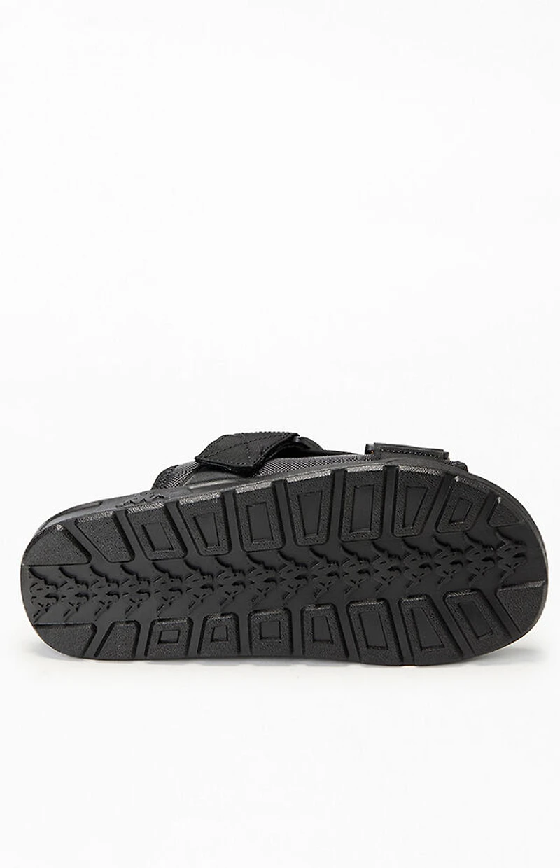 Kappa Black & Gold 222 Banda Mitel 1 Slide Sandals
