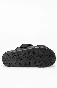 Kappa Black & Gold 222 Banda Mitel 1 Slide Sandals