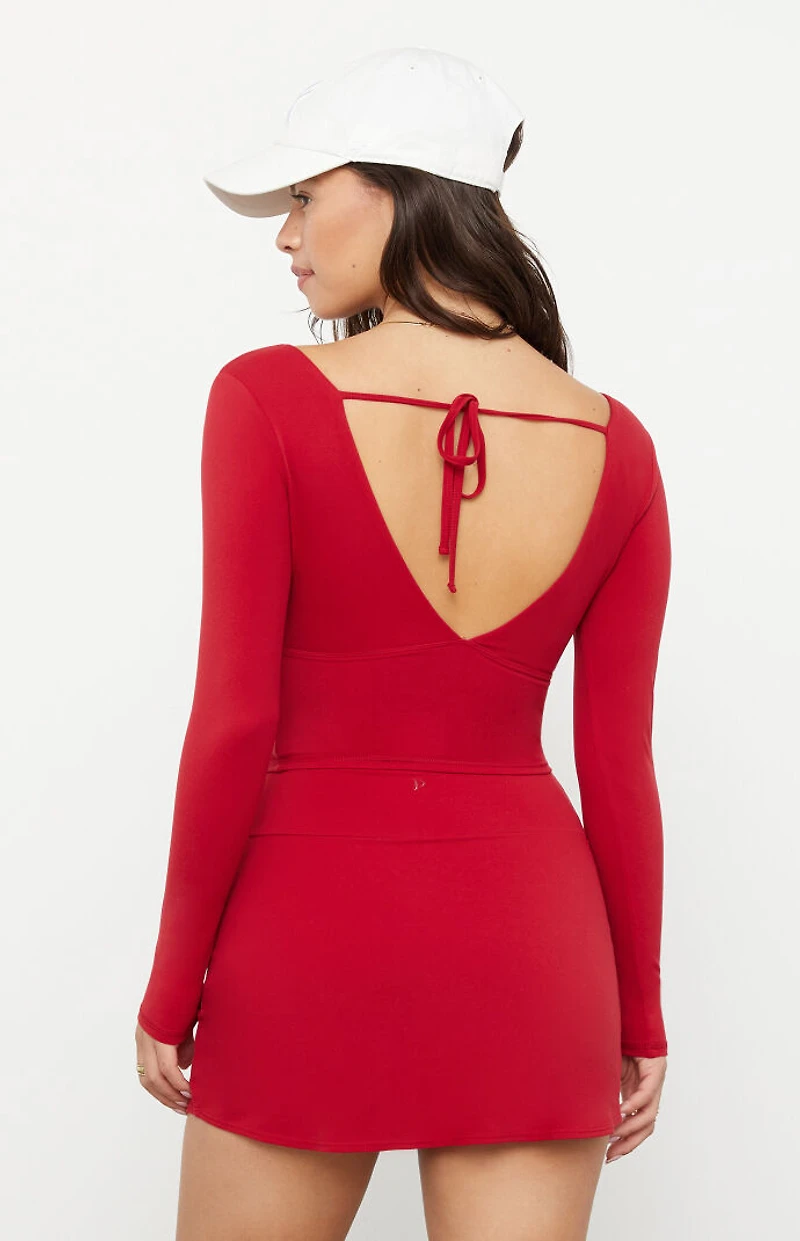 PAC 1980 Active Princess Cinched Yoga Mini Skort