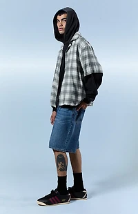Pacsun Parker Baggy Jean Shorts Medium Blue