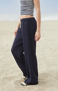 John Galt Navy Anastasia Baggy Sweatpants