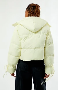 Daisy Street Willow Cropped Puffer Jacket