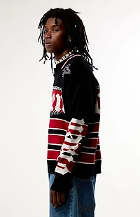 Pacsun Omen Long Sleeve Polo Shirt