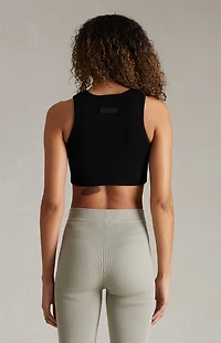 Fear of God ESSENTIALS Women's Jet Black Sport Tank Top