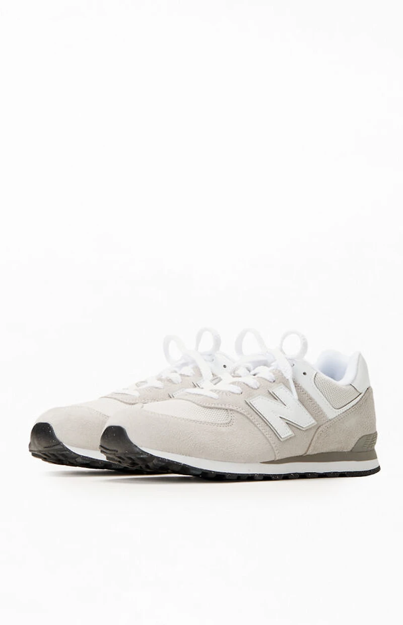 New Balance Kids Off White 574 Shoes