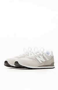 New Balance Kids Off White 574 Shoes