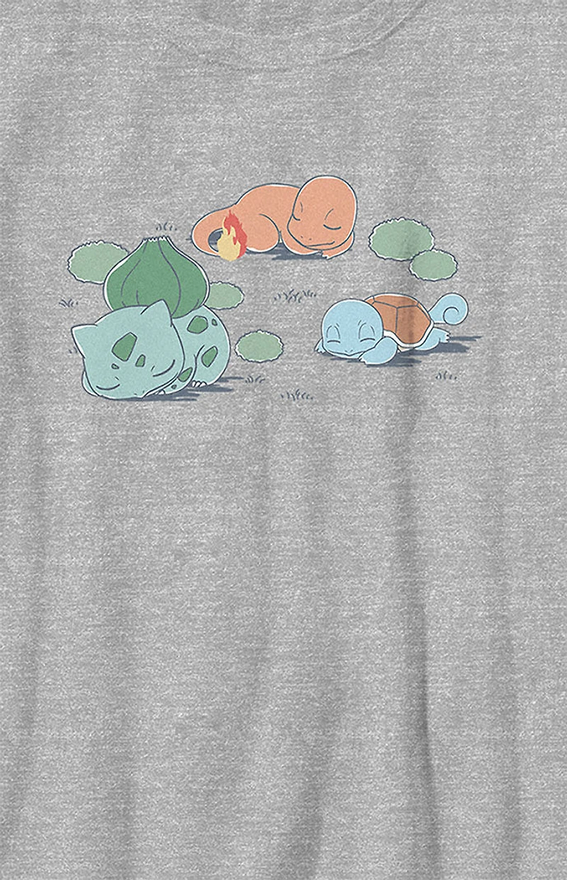 Kids Bulbasaur Charmander Squirtle Pokemon T-Shirt