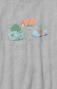 Kids Bulbasaur Charmander Squirtle Pokemon T-Shirt