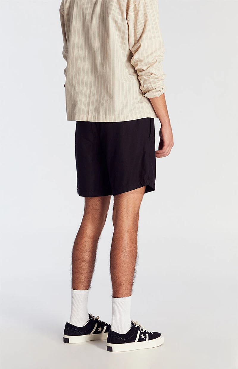 Pacsun Black Cole Slubby Volley Shorts