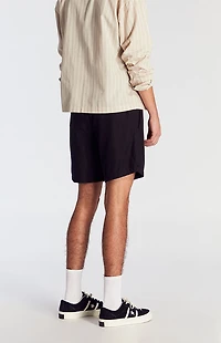 Pacsun Black Cole Slubby Volley Shorts