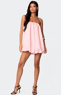 Edikted Met Strapless Bubble Mini Dress