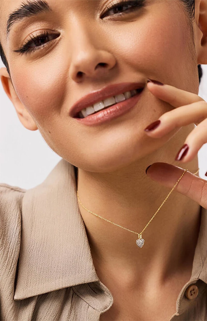 Ana Luisa Ellery Gold Heart Necklace