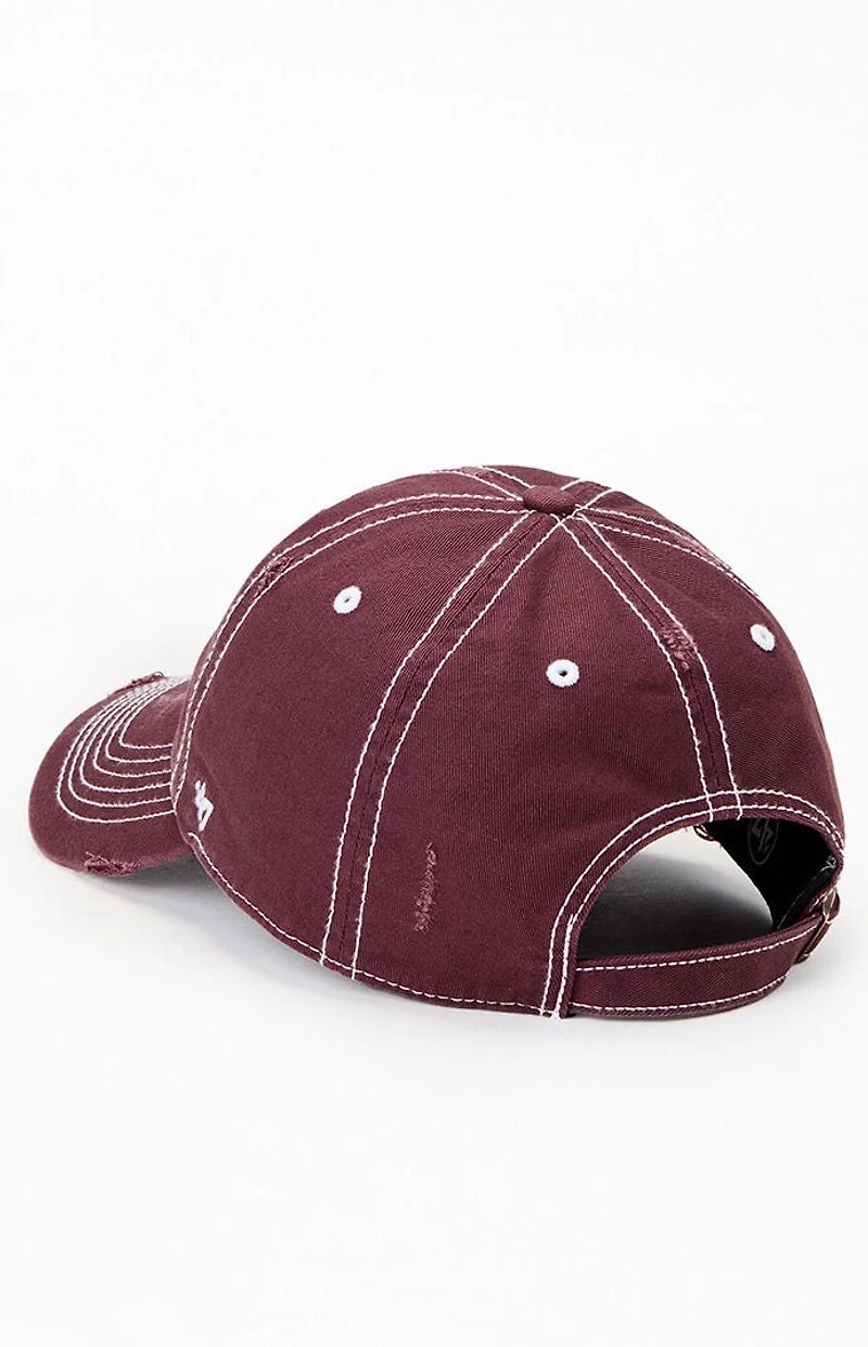 47 Brand NY Weathered Strapback Hat