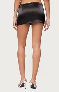 Edikted Marinda Satin Effect Mini Skort