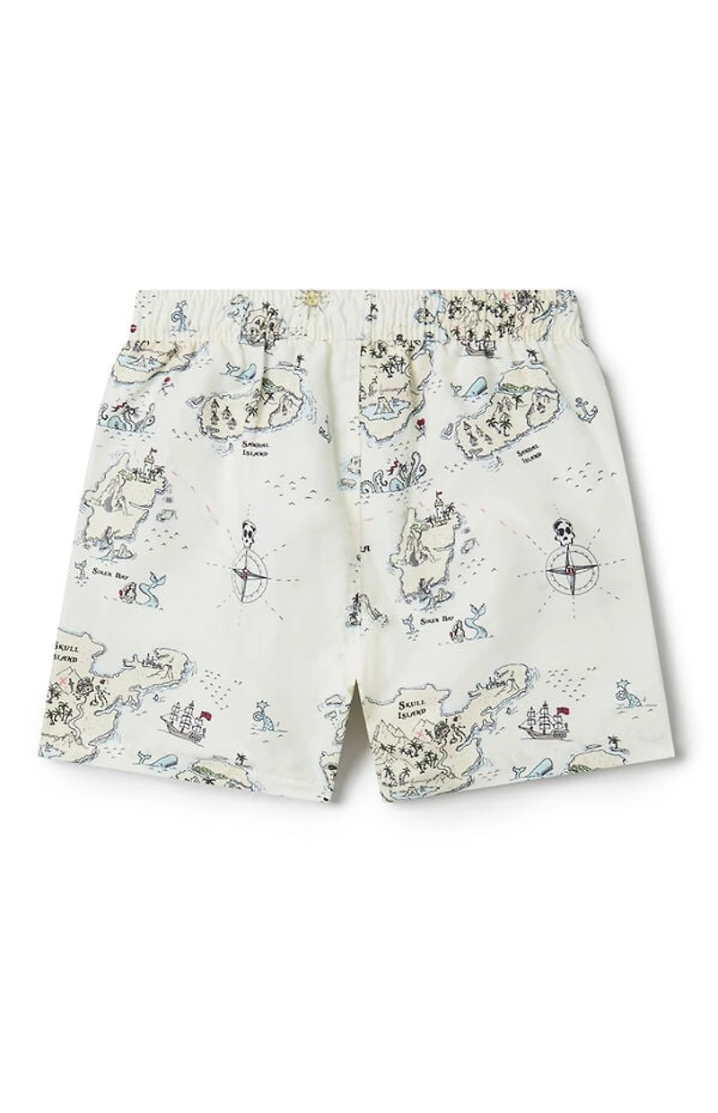 Boardies Kids Treasure Map 5.5" Swim Trunks