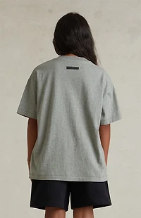 Fear of God ESSENTIALS Kids Concrete Heather Classic Crew Neck T-Shirt